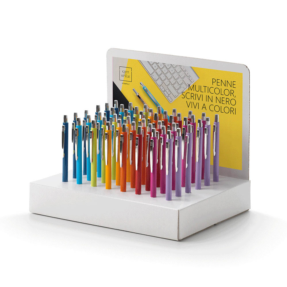 Kit 48 Penne a Sfera Big cm. 13,5 Colori Assortiti