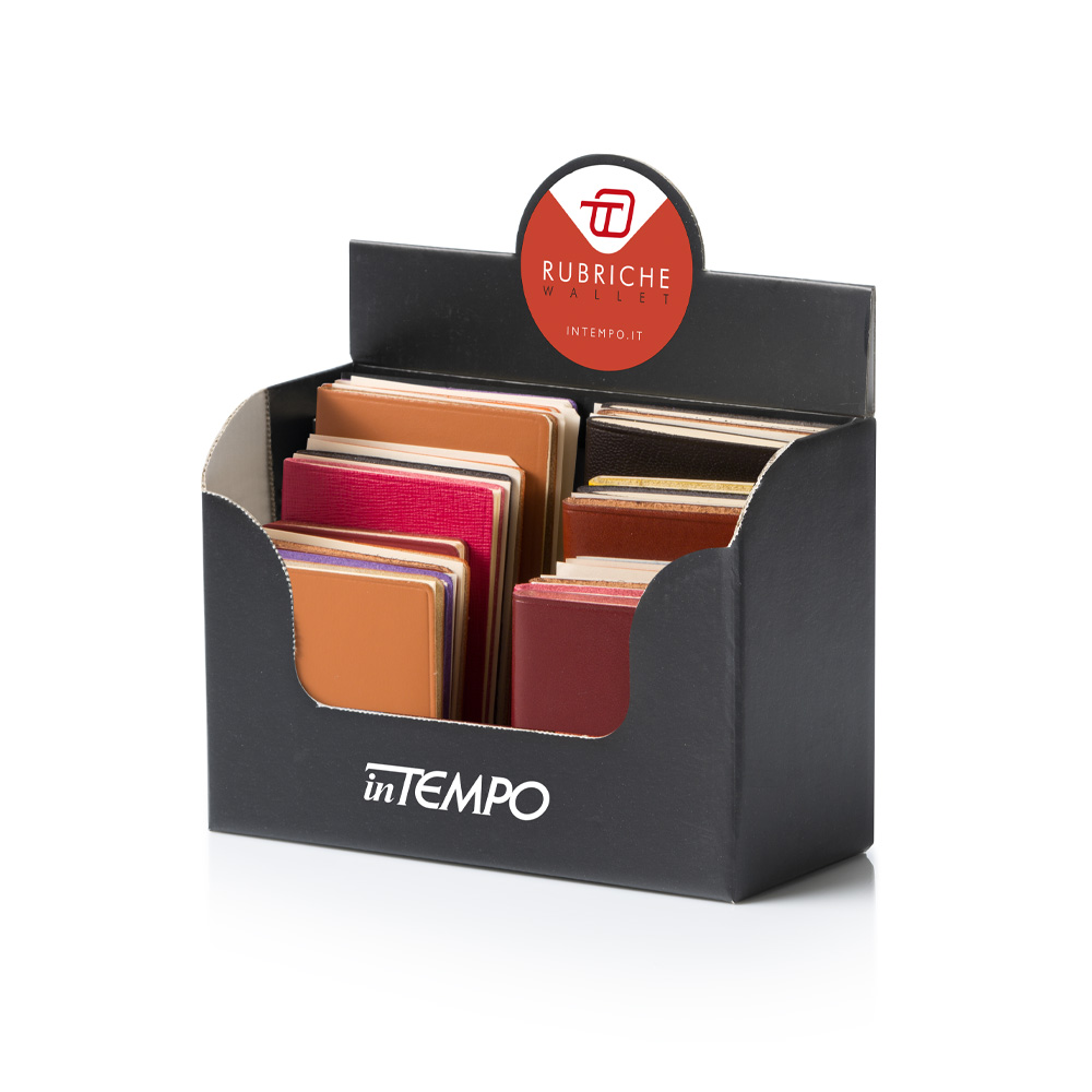 Espositore 24 Rubriche Tascabili Da Portafoglio Wallet