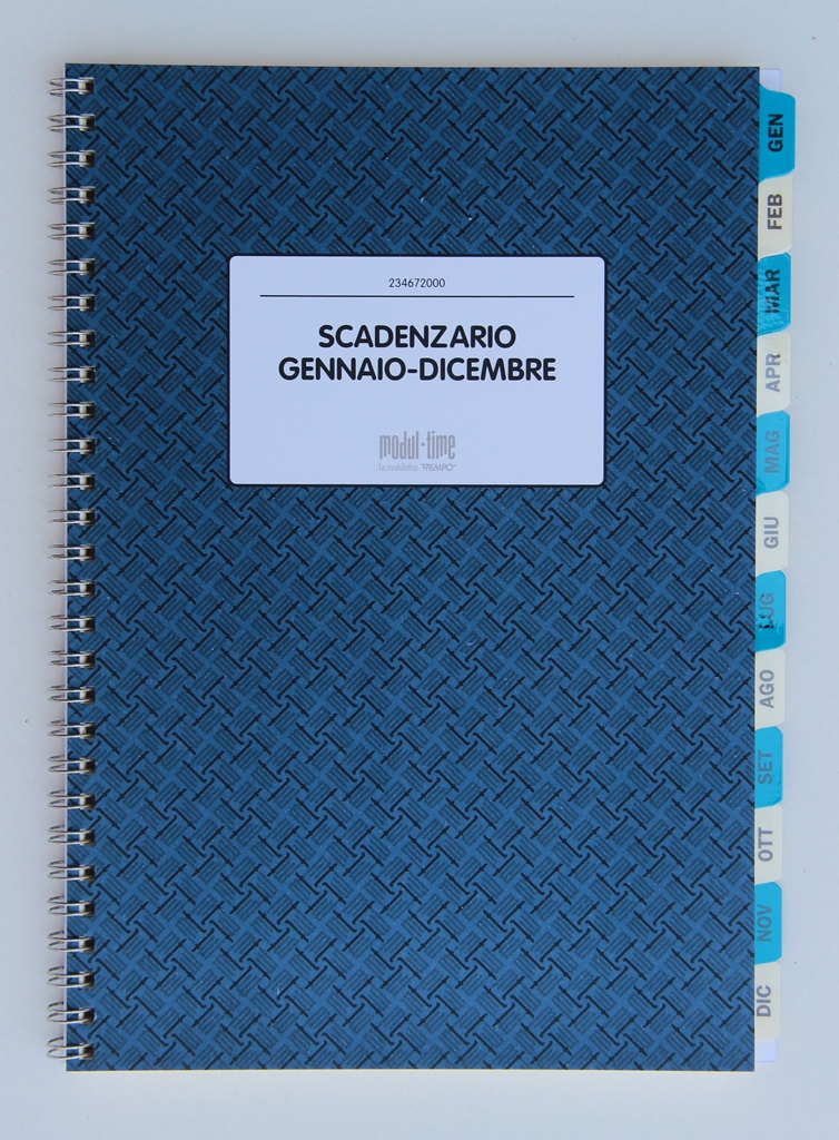 SCADENZARIO GENNAIO-DICEMBRE