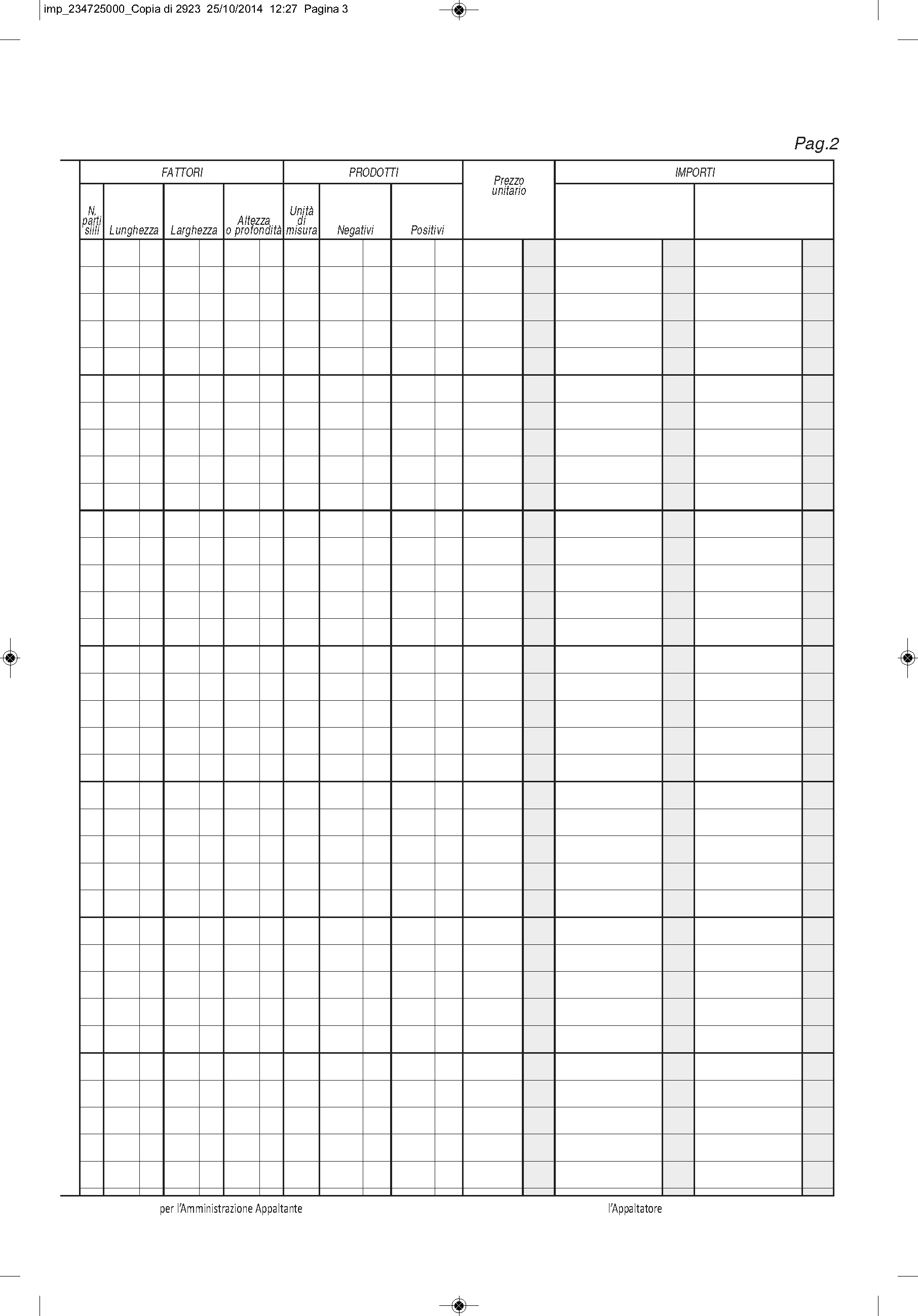 REGISTRO CONTABILITA' DEI LAVORI