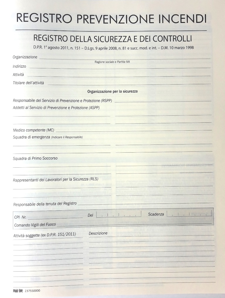 PREVENZIONE INCENDI