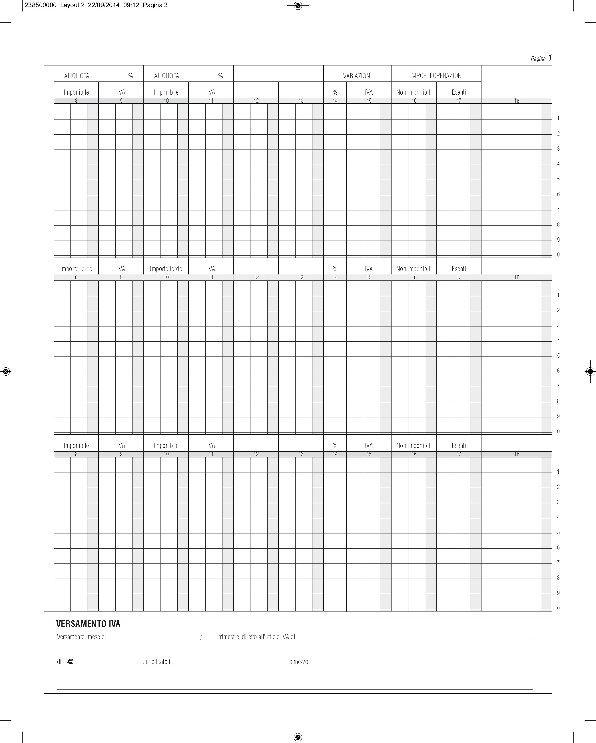 REGISTRO IVA RIEPILOGATIVO