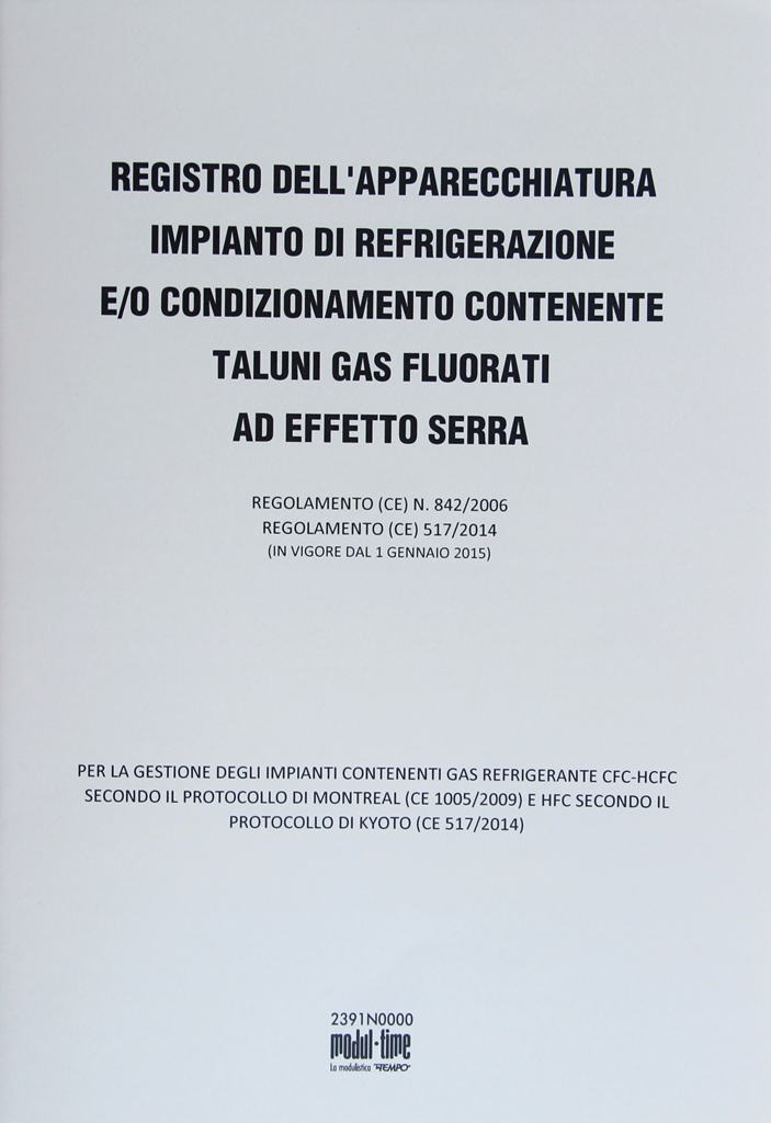 LIBRETTO IMPIANTI REFRIGERAZIONE