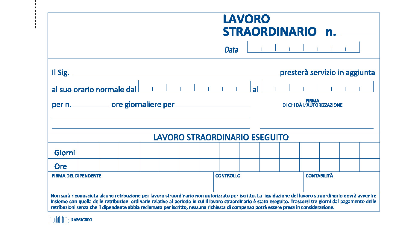 AUTORIZZAZIONI STRAORDINARIO