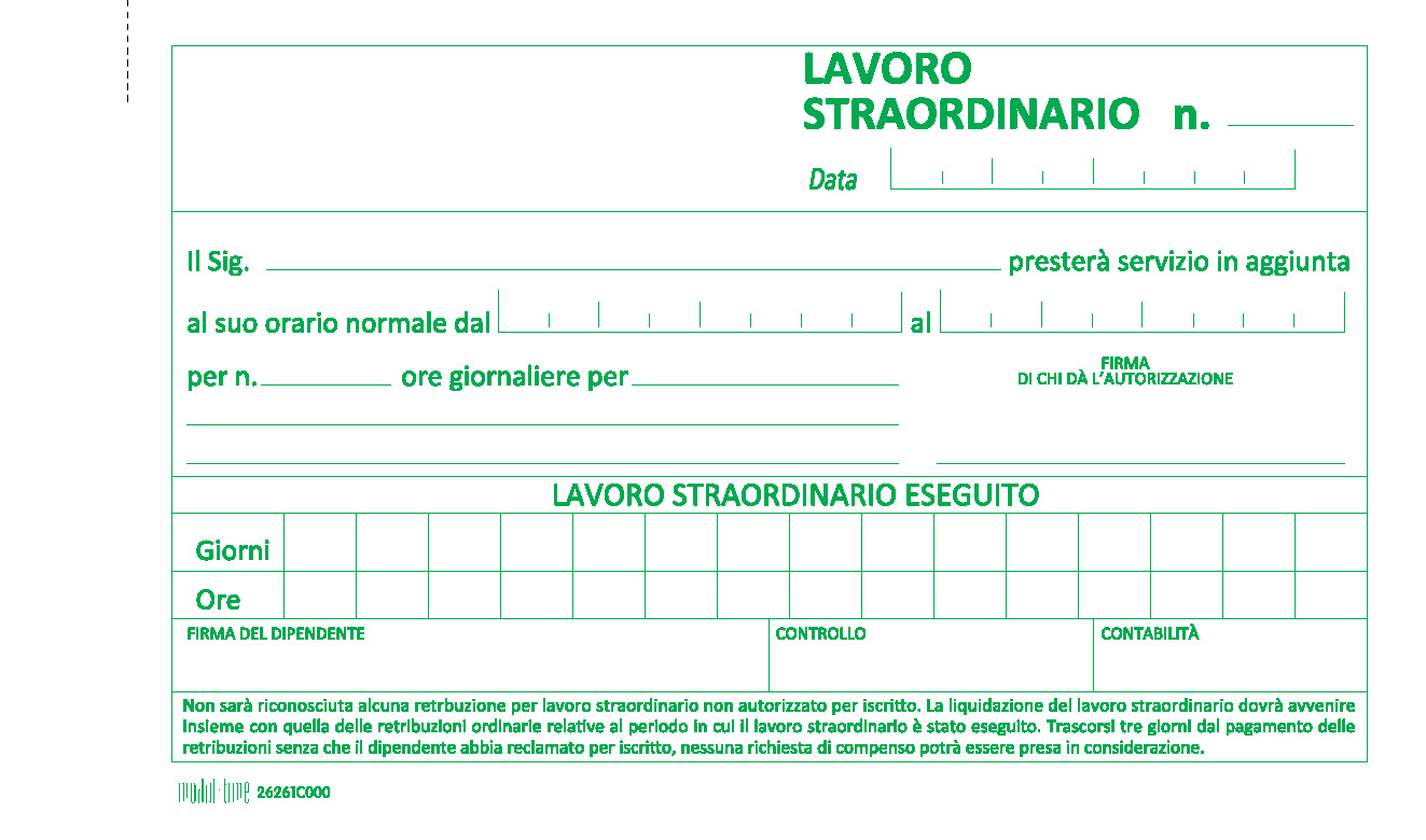 AUTORIZZAZIONI STRAORDINARIO