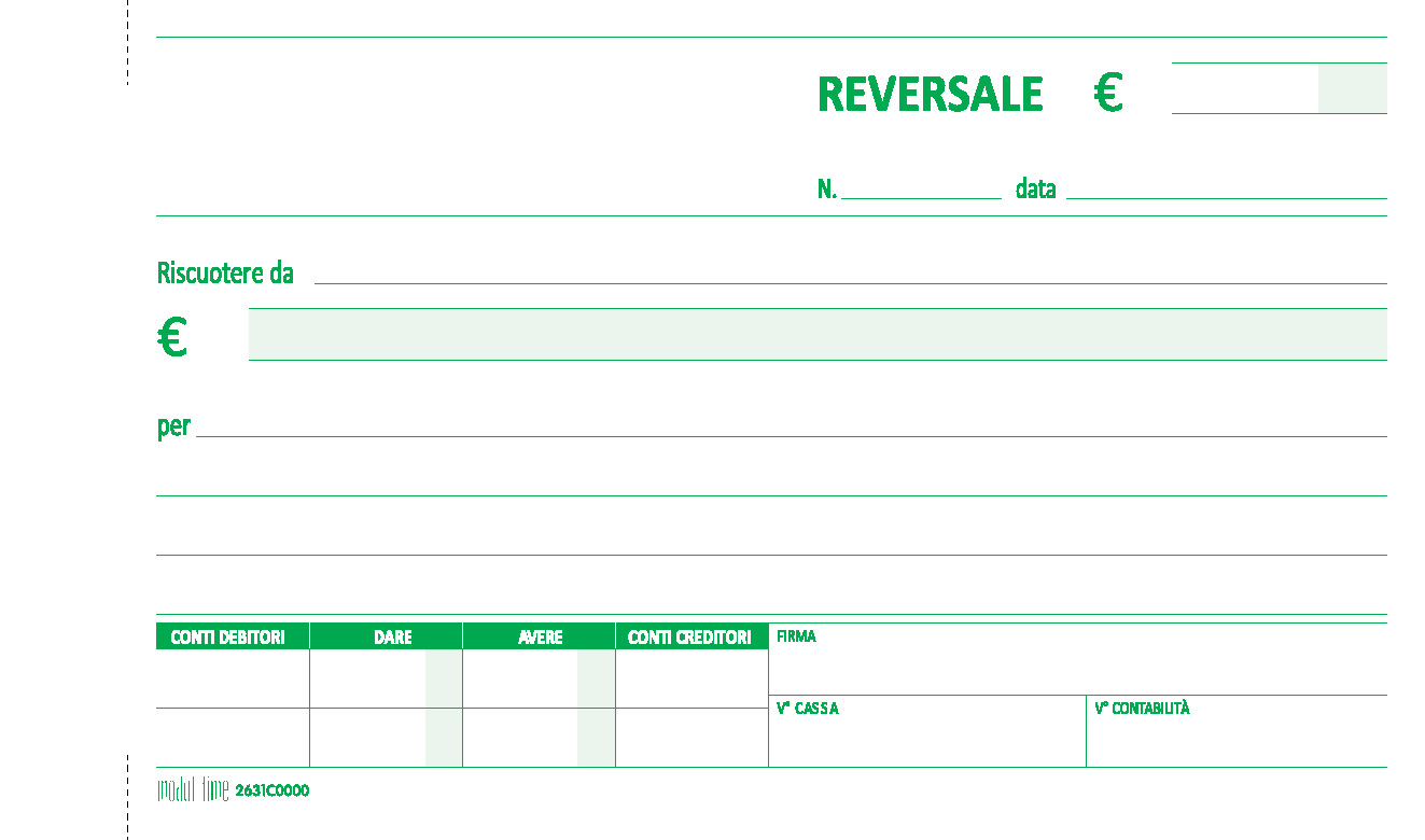 REVERSALE DI INCASSO