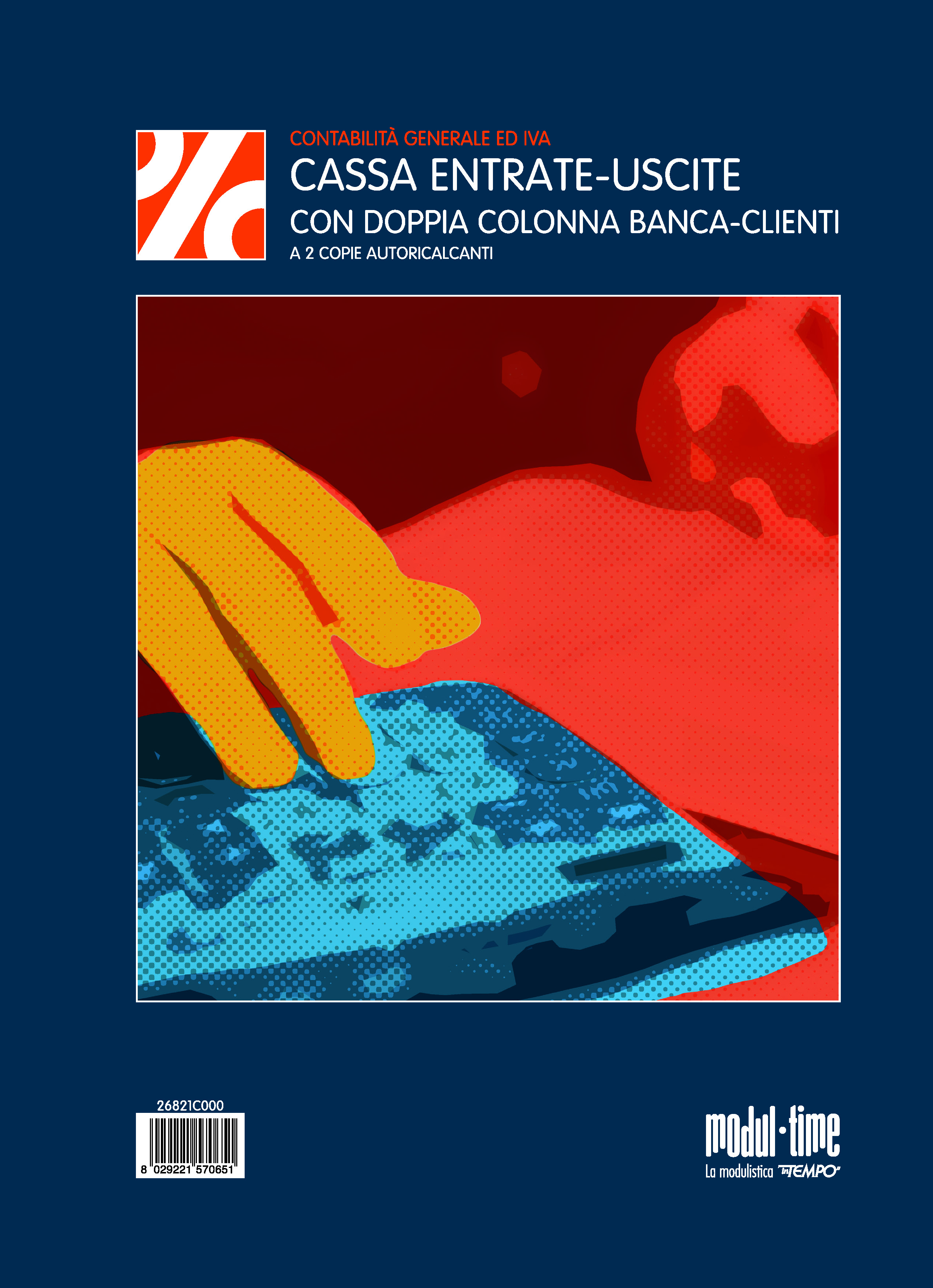 CASSA ENTRATE-USCITE DOPPIA COLONNA BANCA-CLIENTI