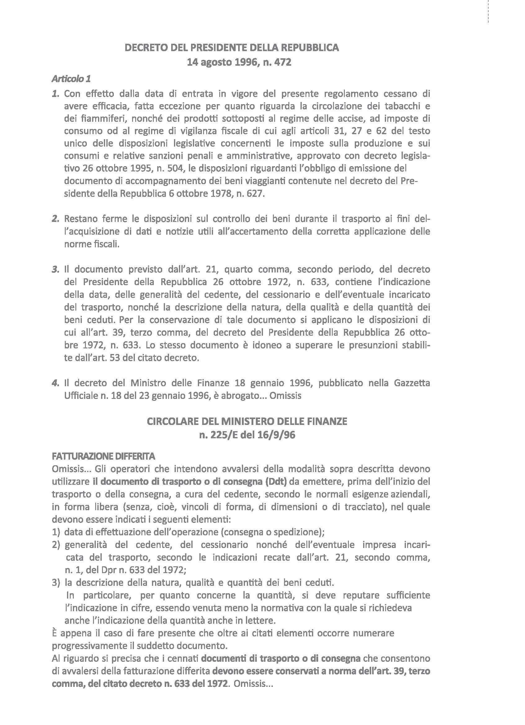 DDT DOCUMENTO DI TRASPORTO