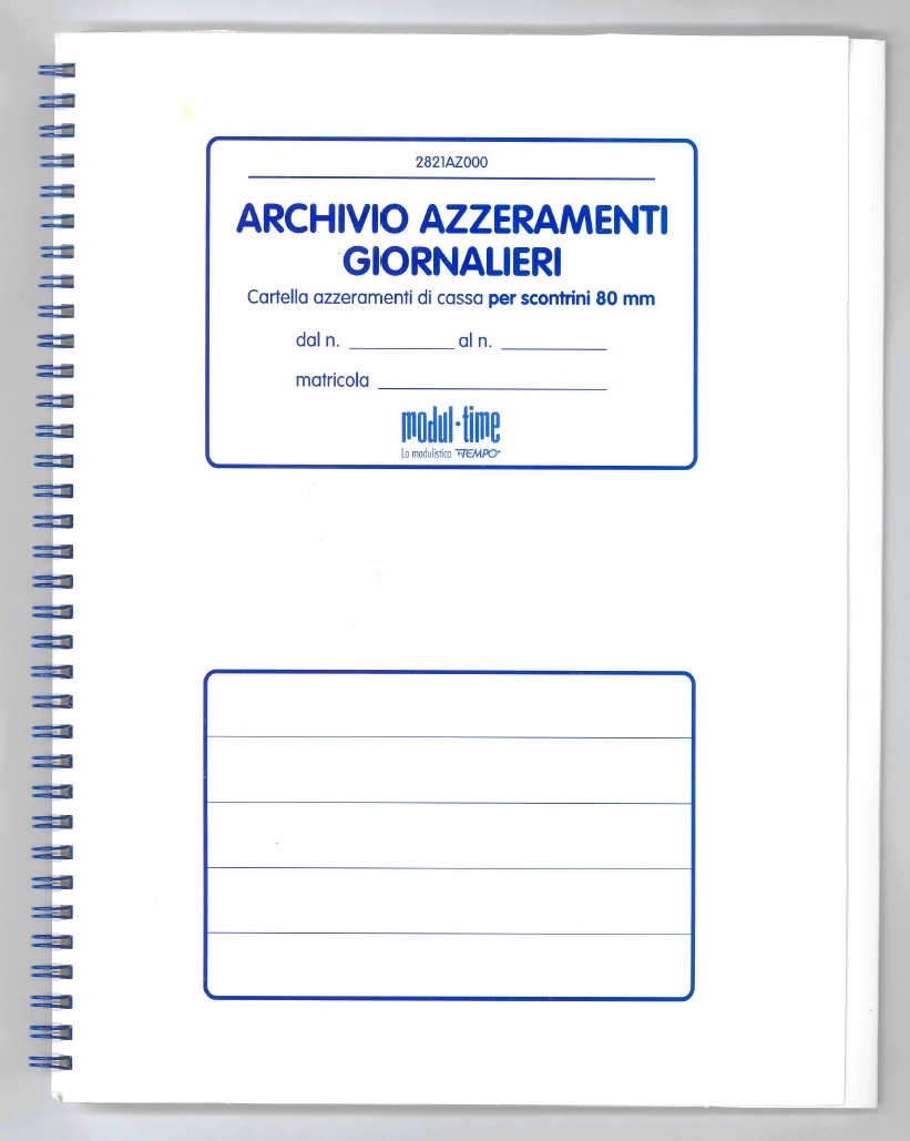 AZZERAMENTI DI CASSA
