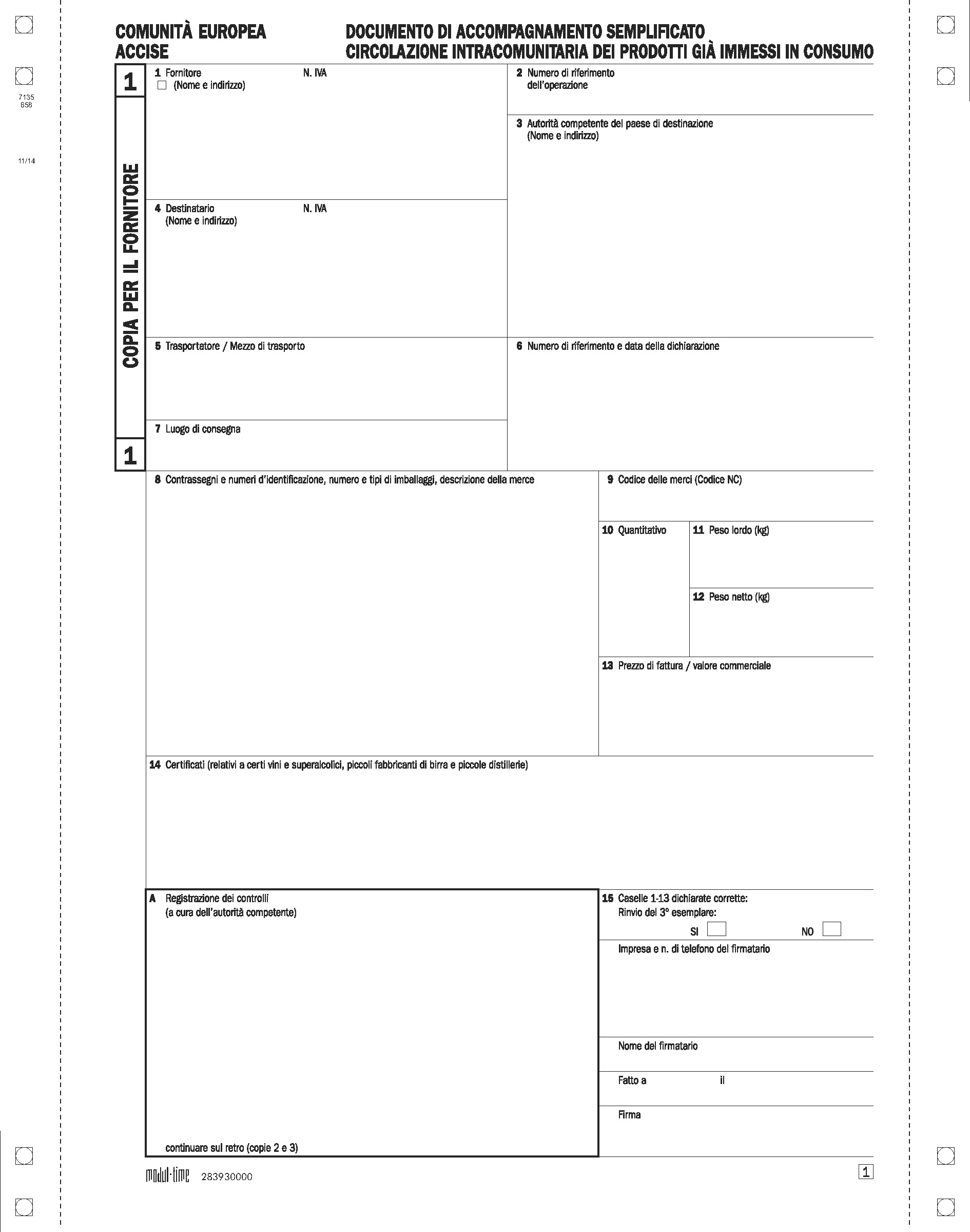 DAS - DDT SEMPLIFICATO