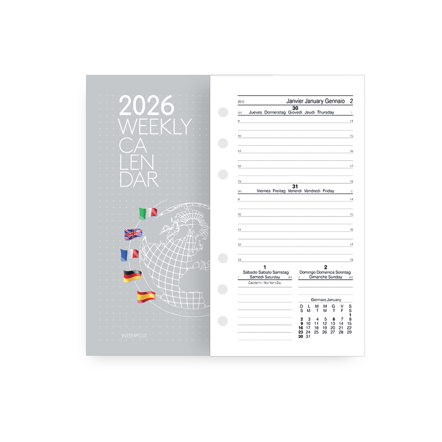 Ricambio calendario settimanale