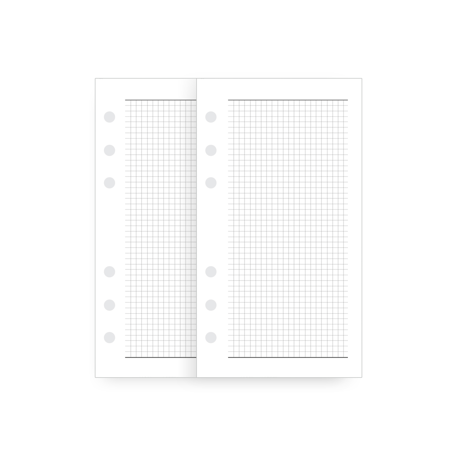 Ricambio Organizer Medium Notes a Quadretti 9X17