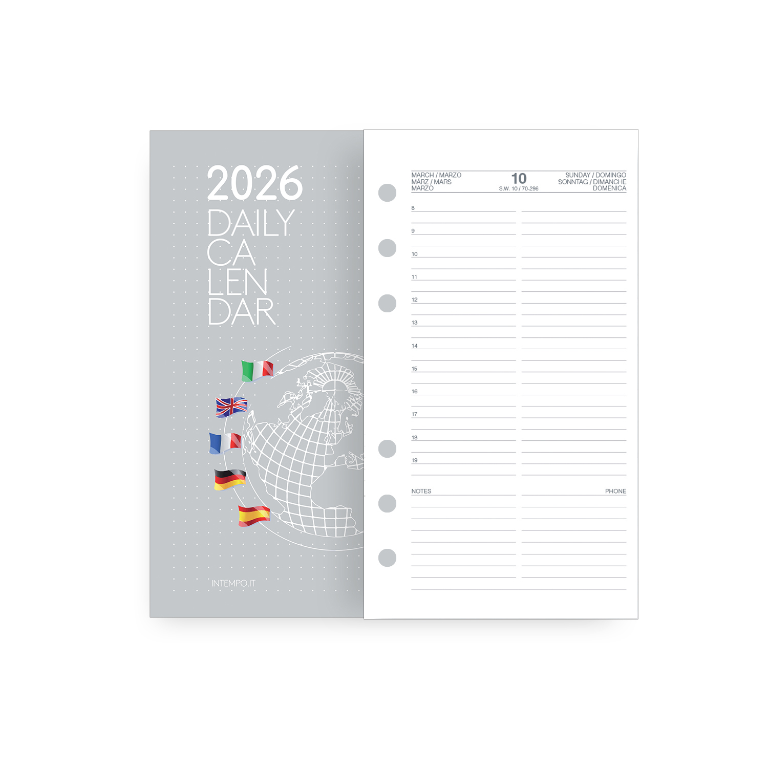 Ricambio calendario giornaliero