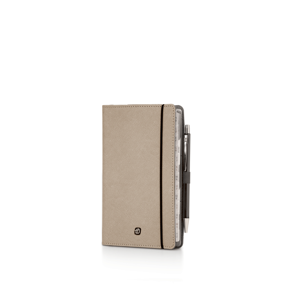 Organizer Small 8x13 Cartesio Recycle con Elastico e Penna
