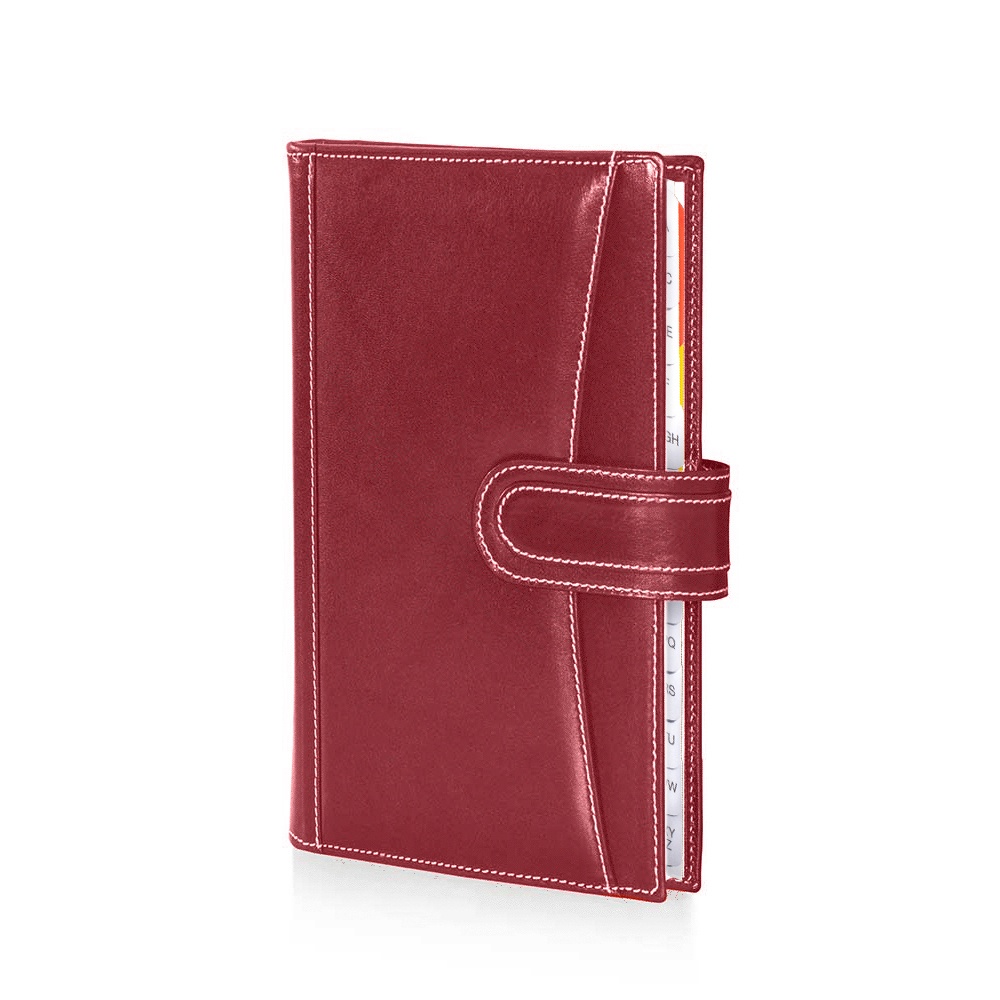 Organizer  in pelle con laccio