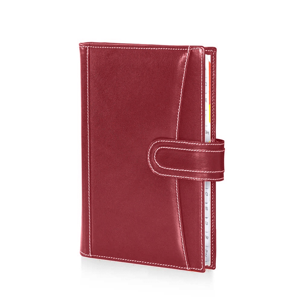 Organizer  in pelle con laccio