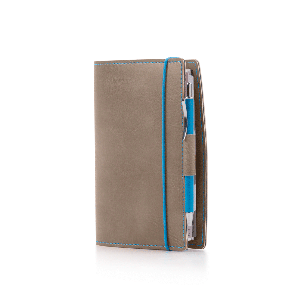 Organizer Small 8X13 Blue Band con Elastico e Penna