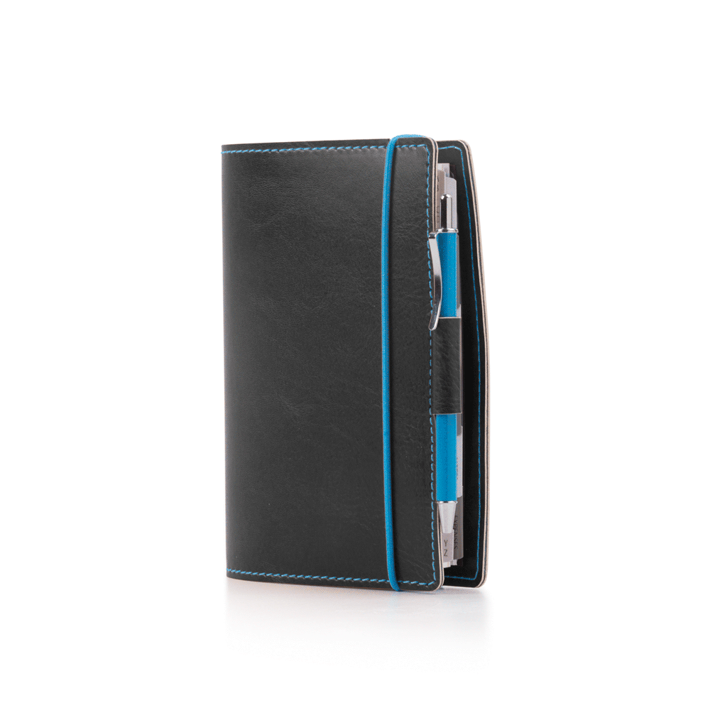 Organizer Small 8X13 Blue Band con Elastico e Penna