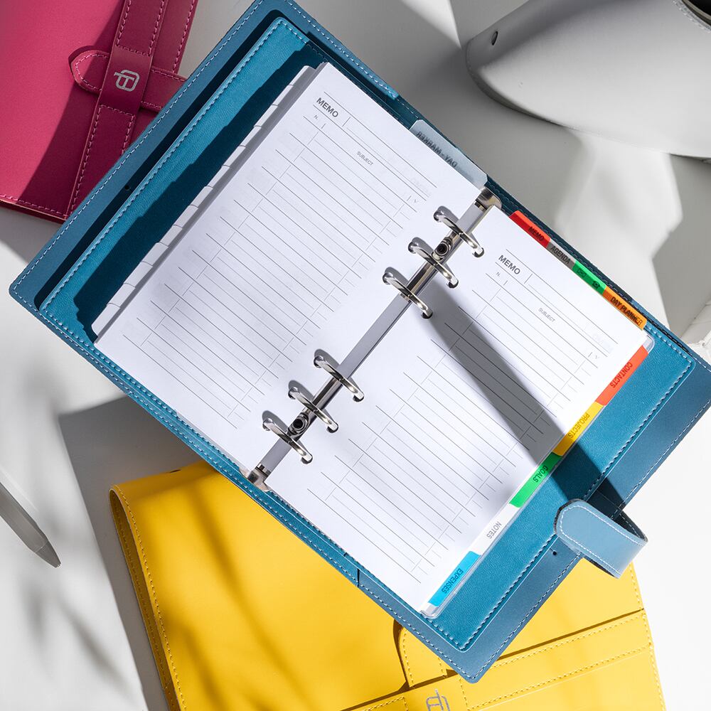 Organizer in pelle