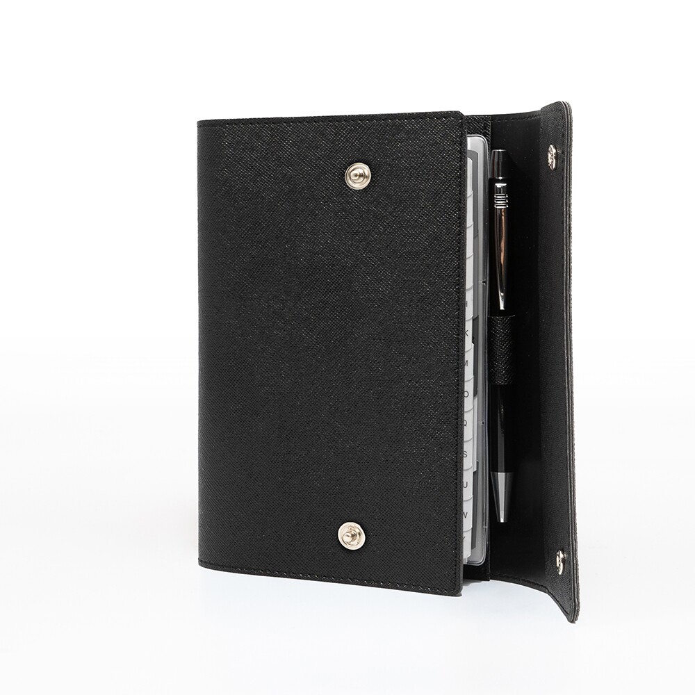 Organizer ad anelli con penna coordinata