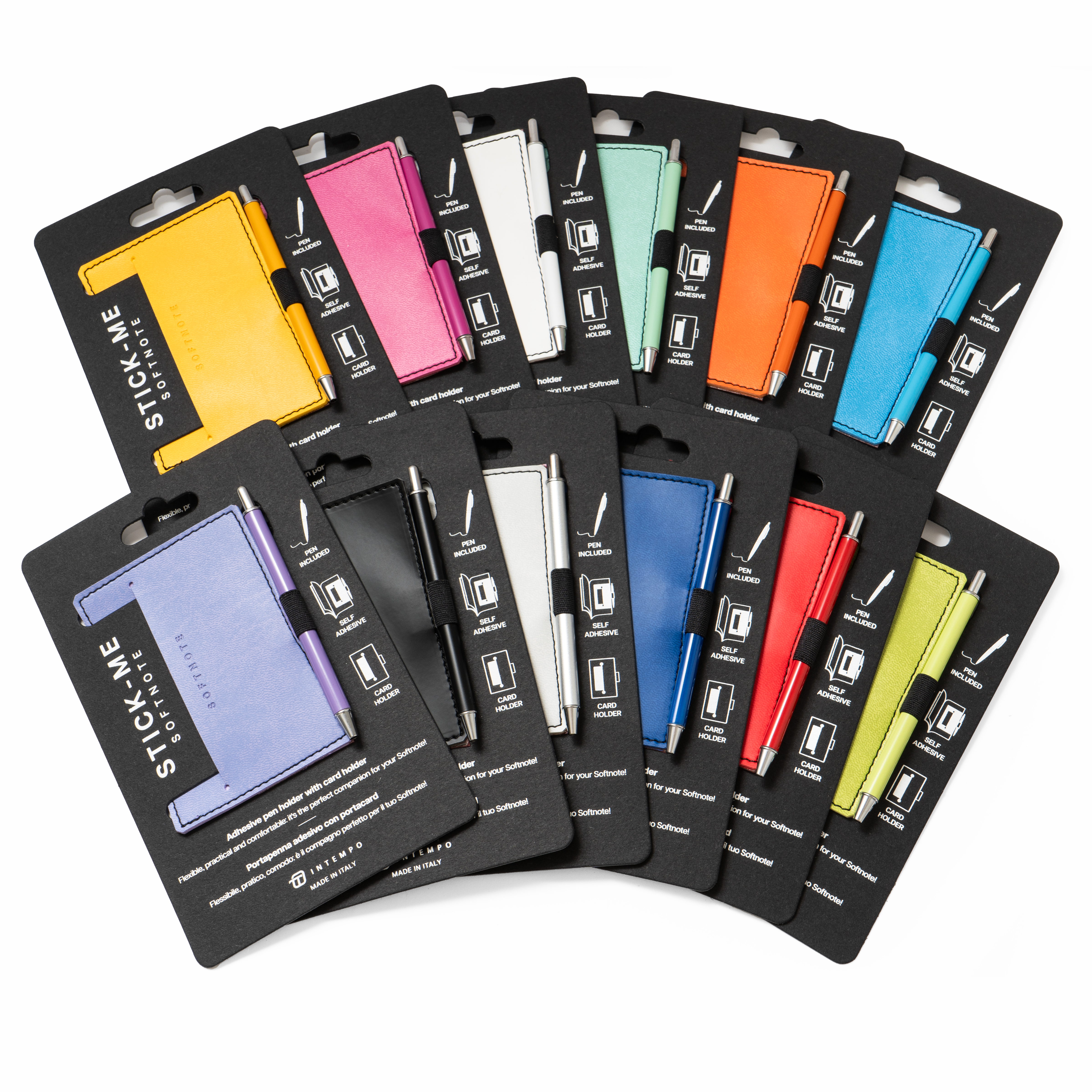 Assortimento Pen Holder Softnote Stickme & Hugme 48 pz