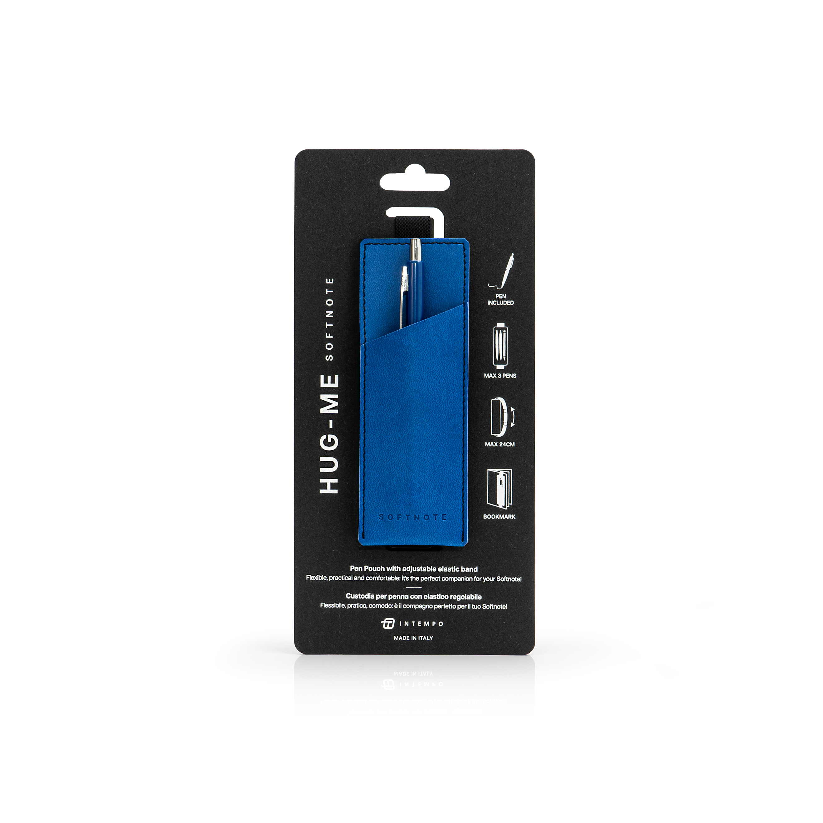Softnote Hug-me adjustable pen-holder with Pen - Blue