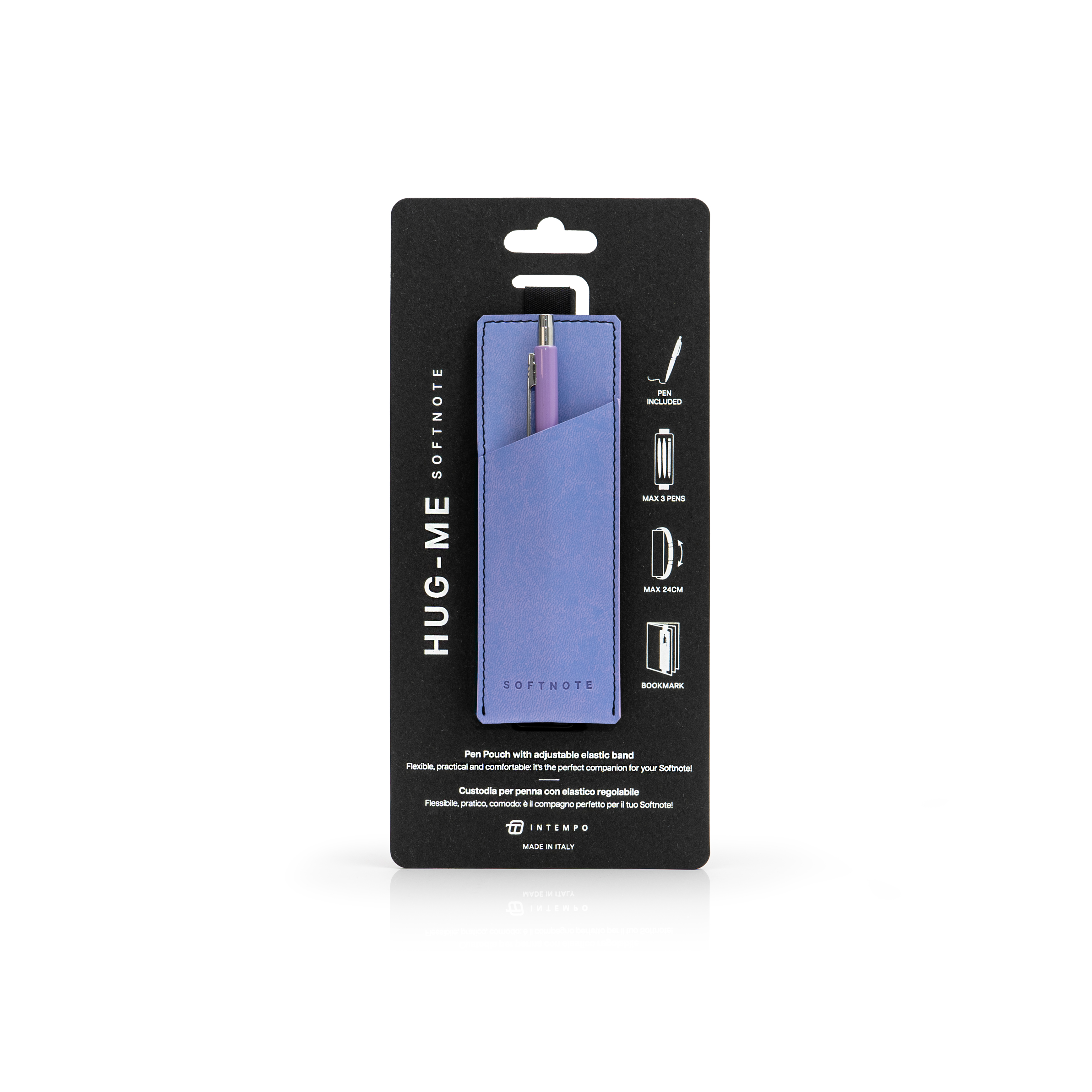 Softnote Stick-me adhesive pen+card holder with pen
