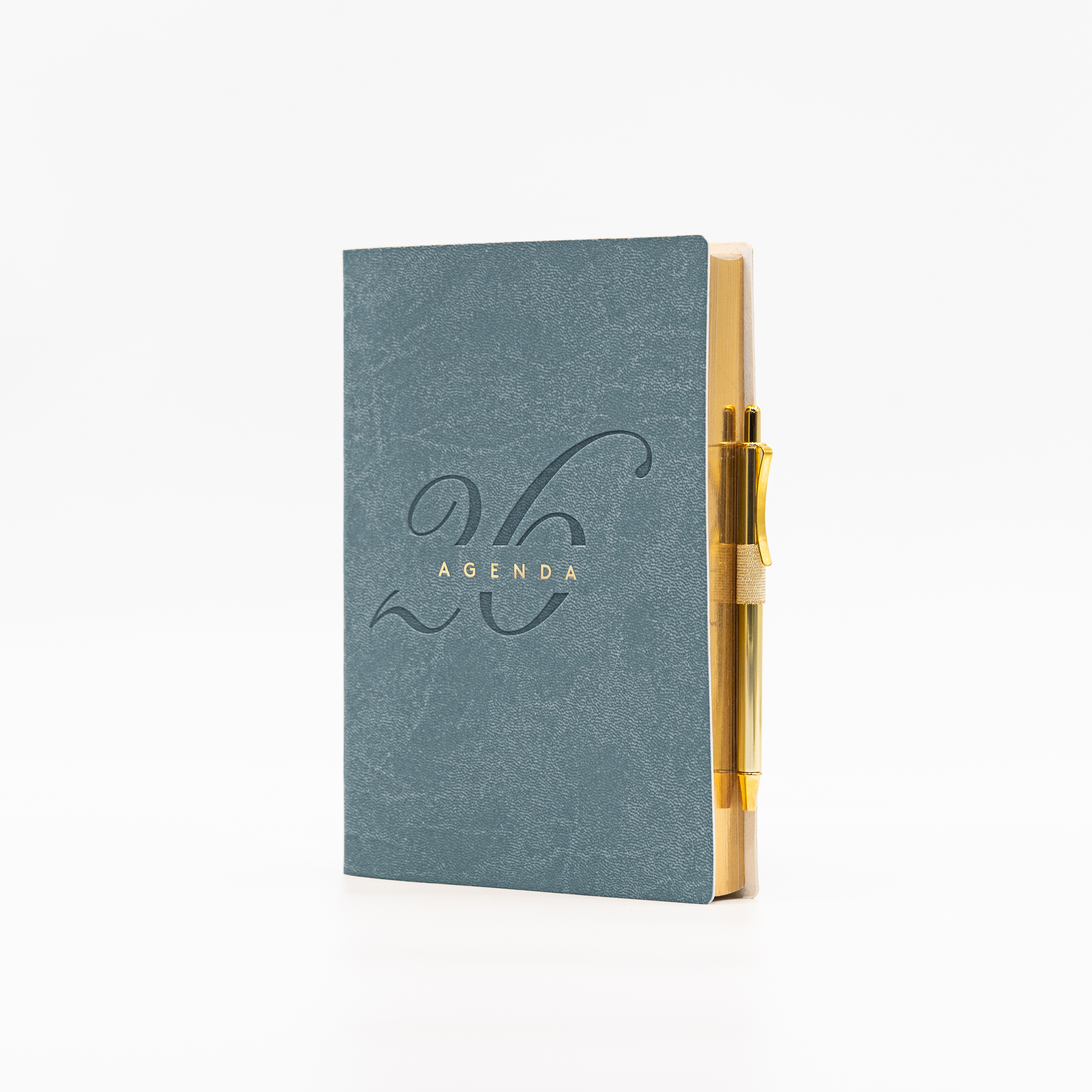Agenda Giornaliera 10X15 Gold con Penna