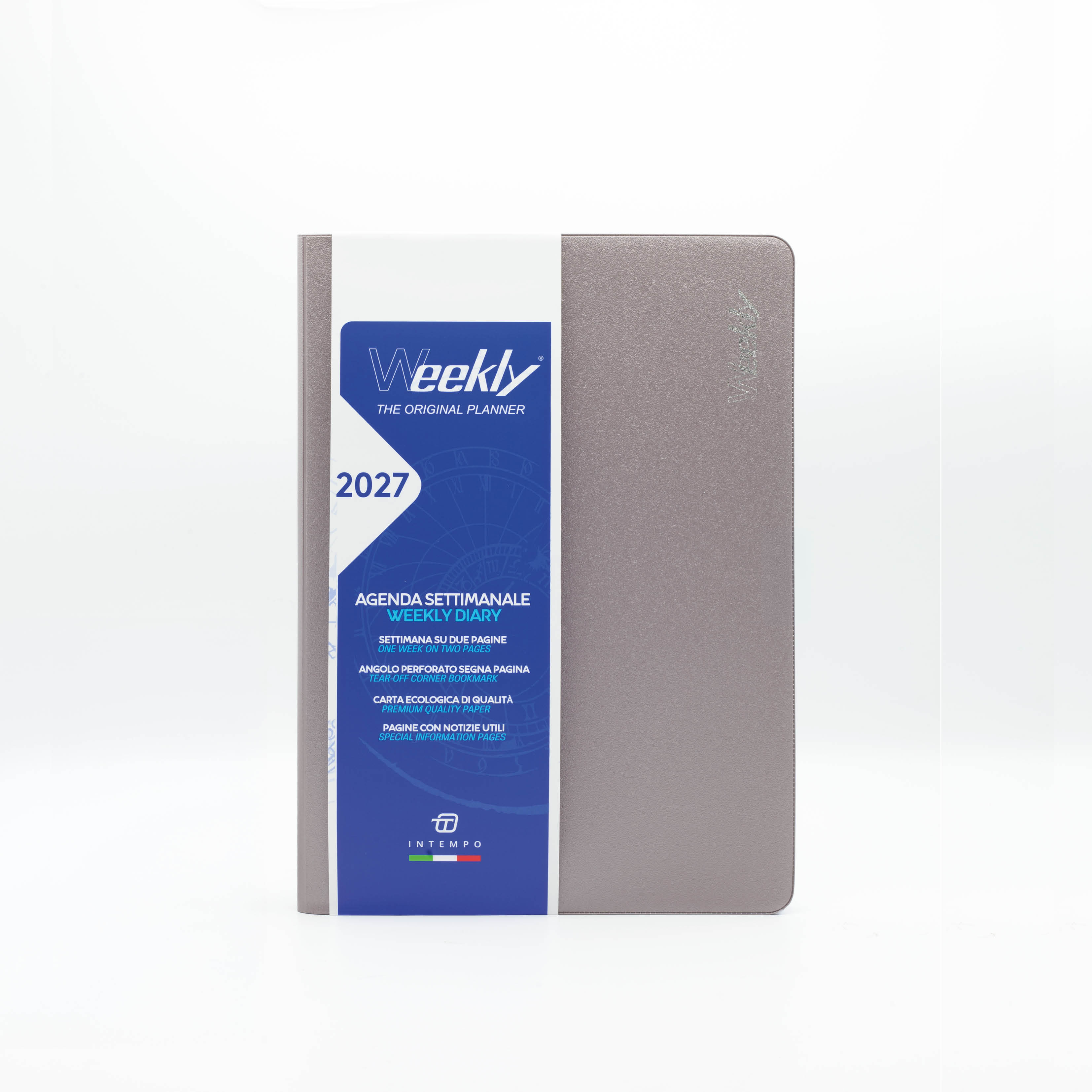Weekly Diary Spiral-Bound 21X30 Weekly Metal