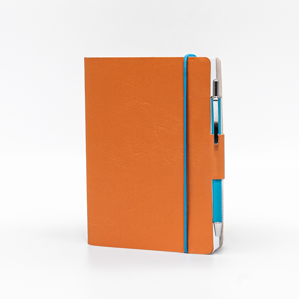 Daily Diary 9X13 Blueband with Elastic Closure and Pen