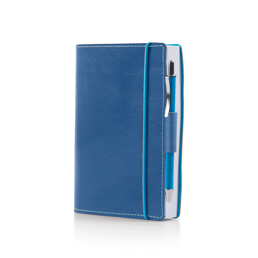 Agenda Giornaliera 9X13 Blueband con Elastico e Penna