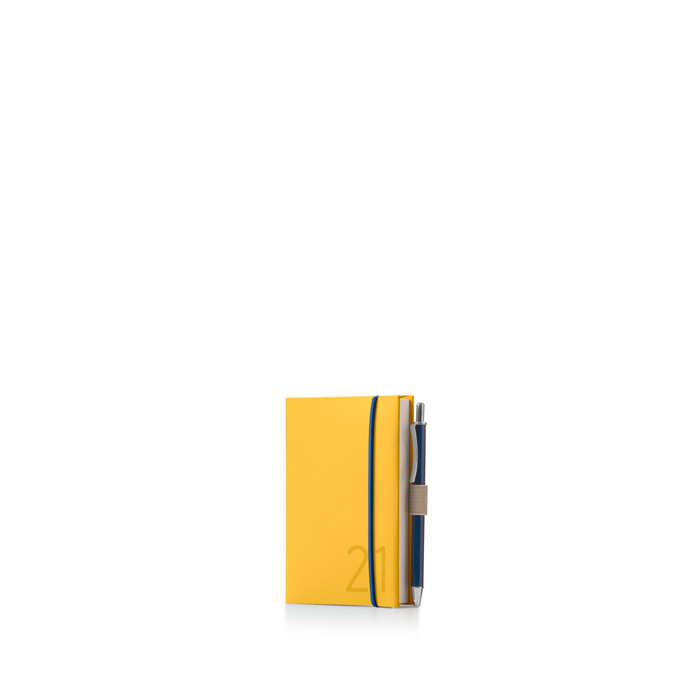 Agenda Tascabile Giornaliera 7X11 Nature con Laccio e Penna