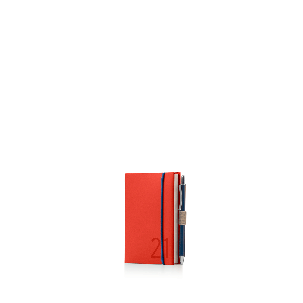 Agenda Tascabile Giornaliera 7X11 Nature con Laccio e Penna