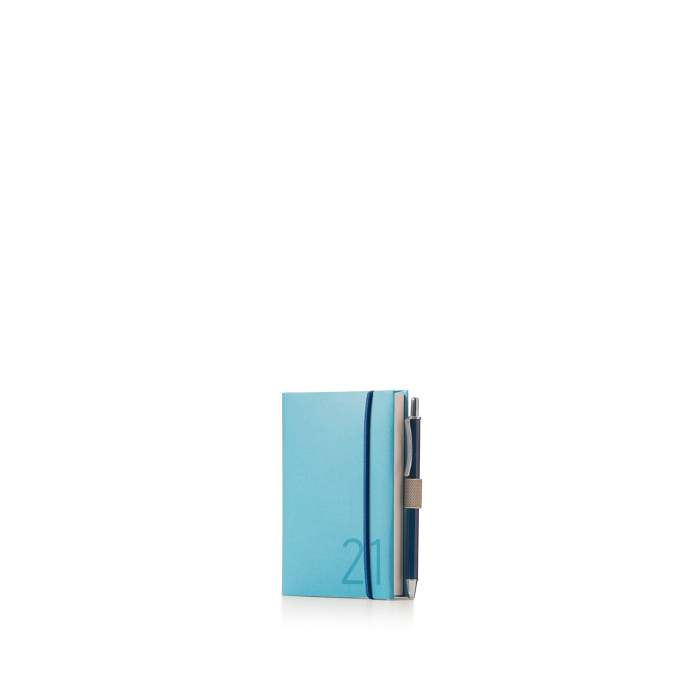 Agenda Tascabile Giornaliera 7X11 Nature con Laccio e Penna