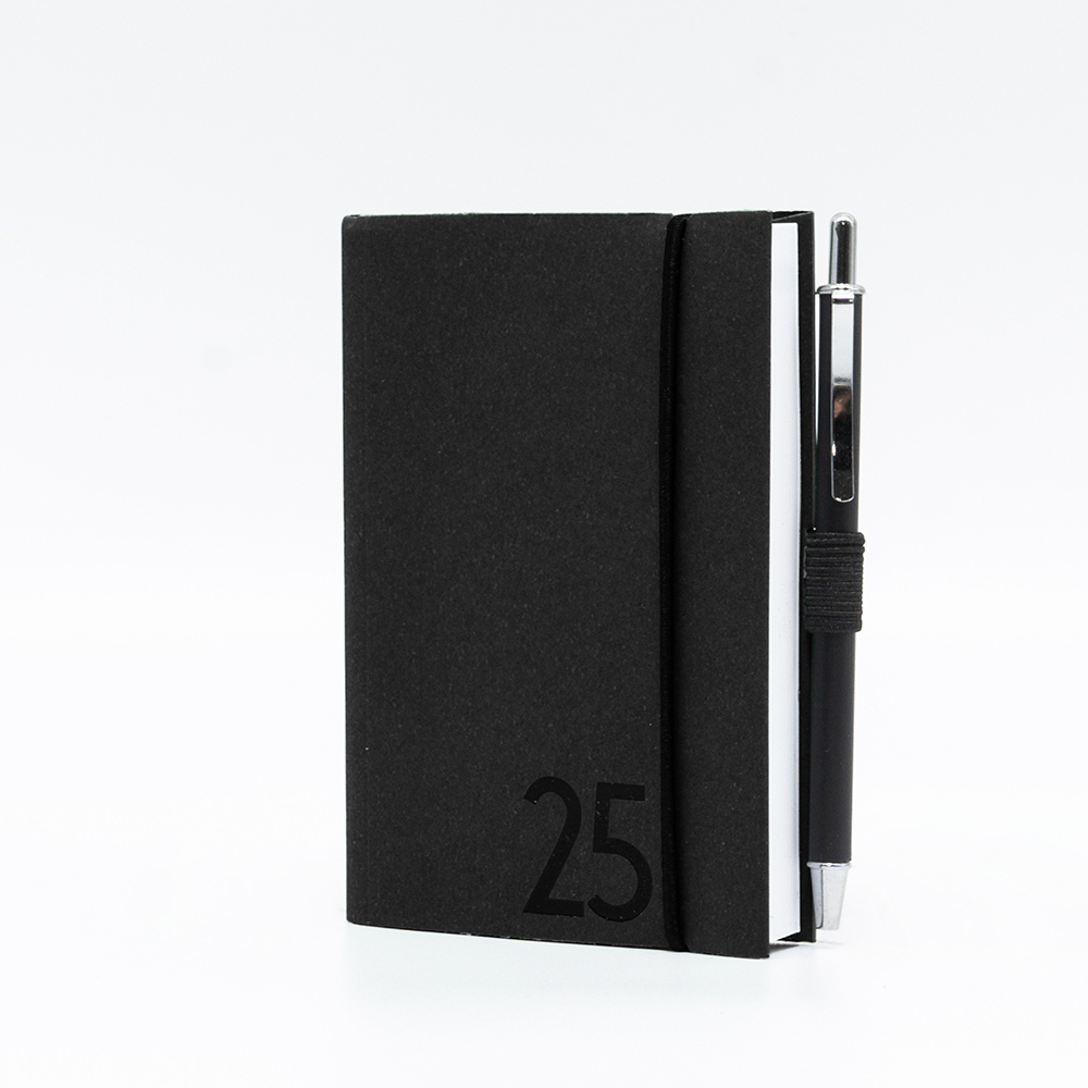 Agenda Tascabile Giornaliera 7X11 Nature con Laccio e Penna
