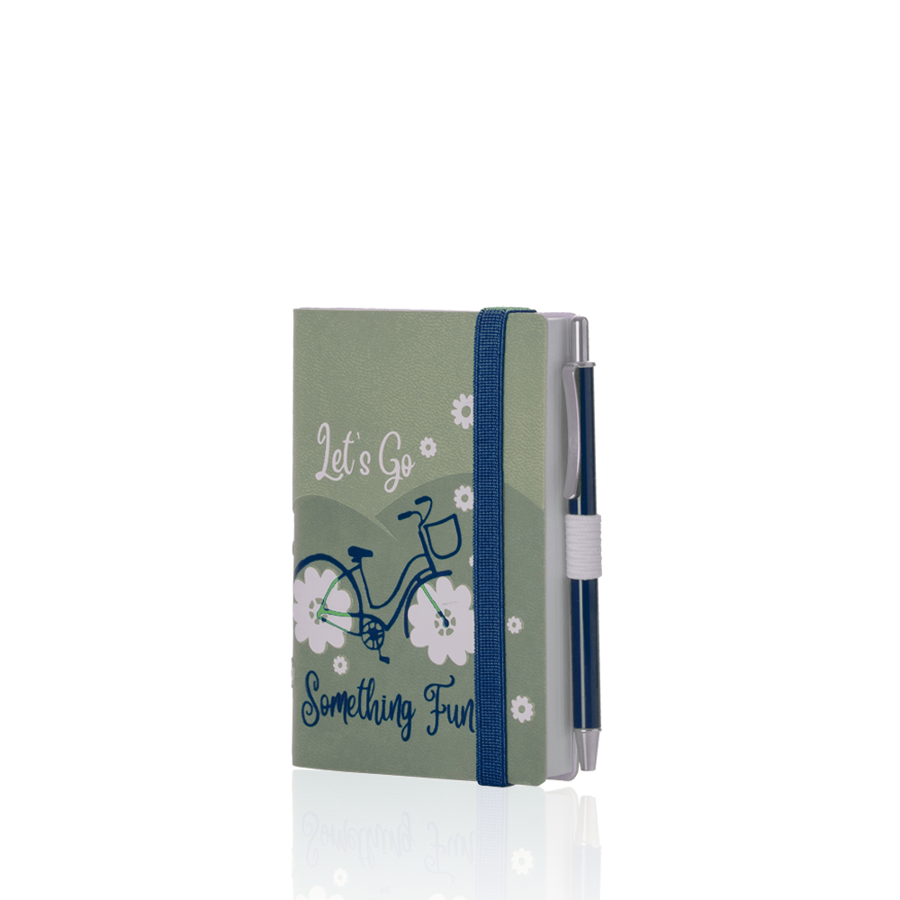 Agenda Tascabile Giornaliera 7X11 Nature con Laccio e Penna
