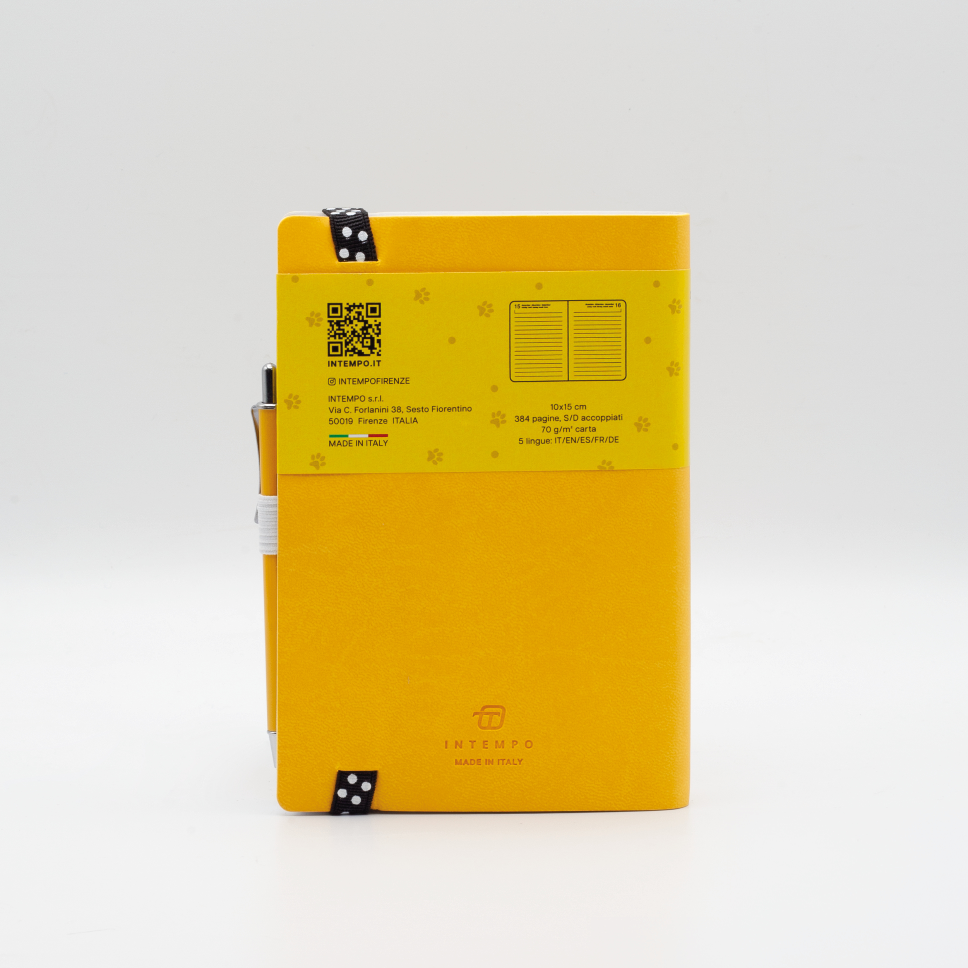 Agenda Giornaliera 10X15 Cats Life con Elastico e Penna
