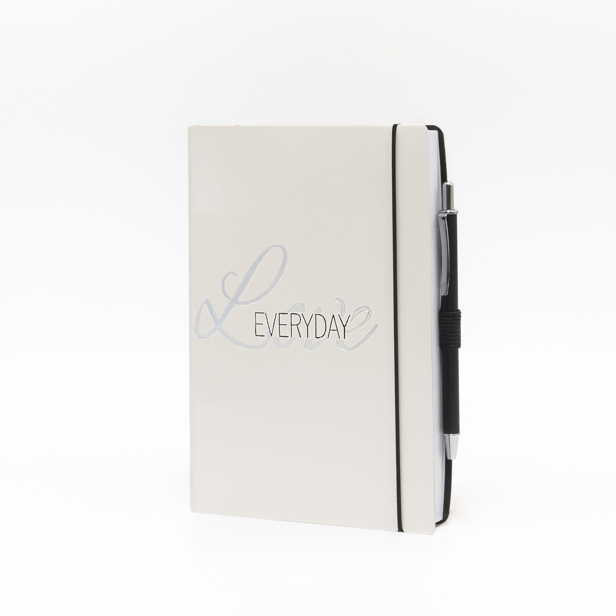Agenda Giornaliera 10X15 Love Everyday con Elastico e Penna