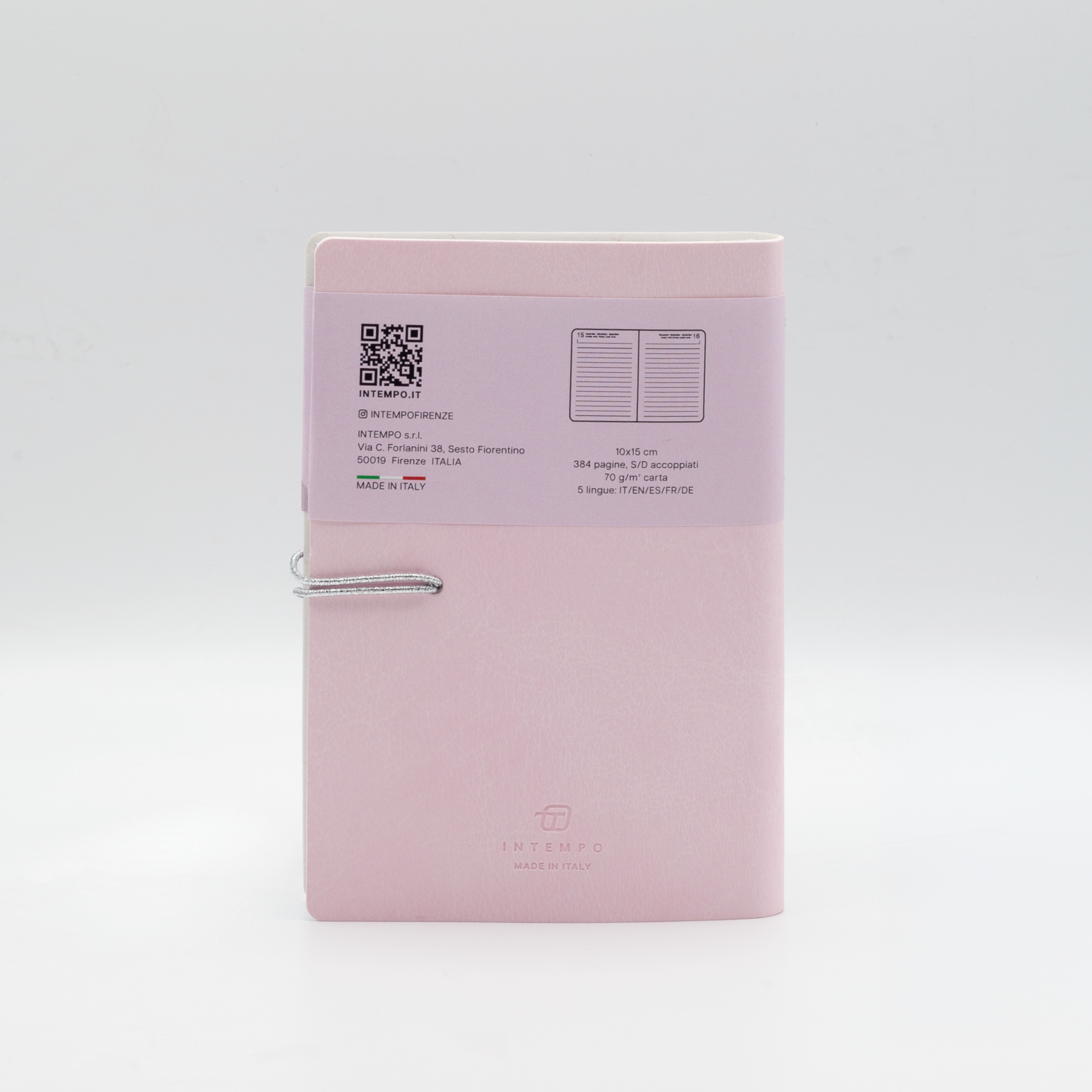 Agenda Giornaliera 10X15 Love Everyday con Elastico