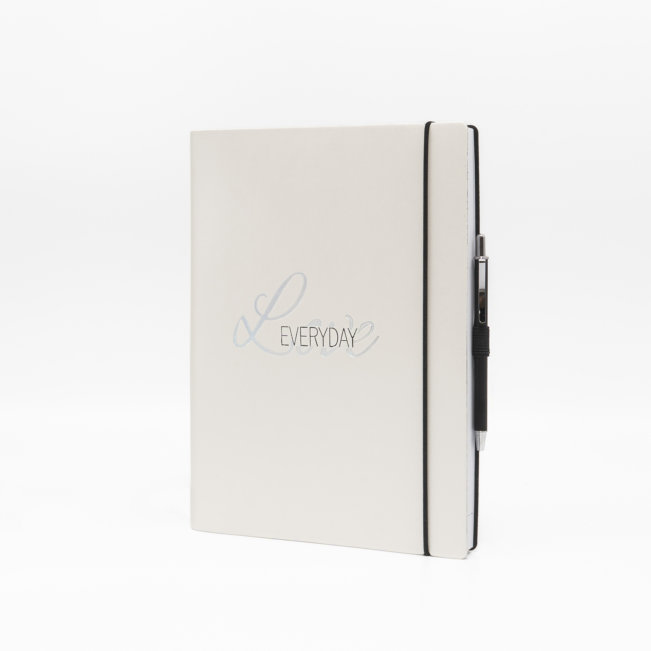 Daily Diary 15X21 Love Everyday with Elastic Closure and Pen