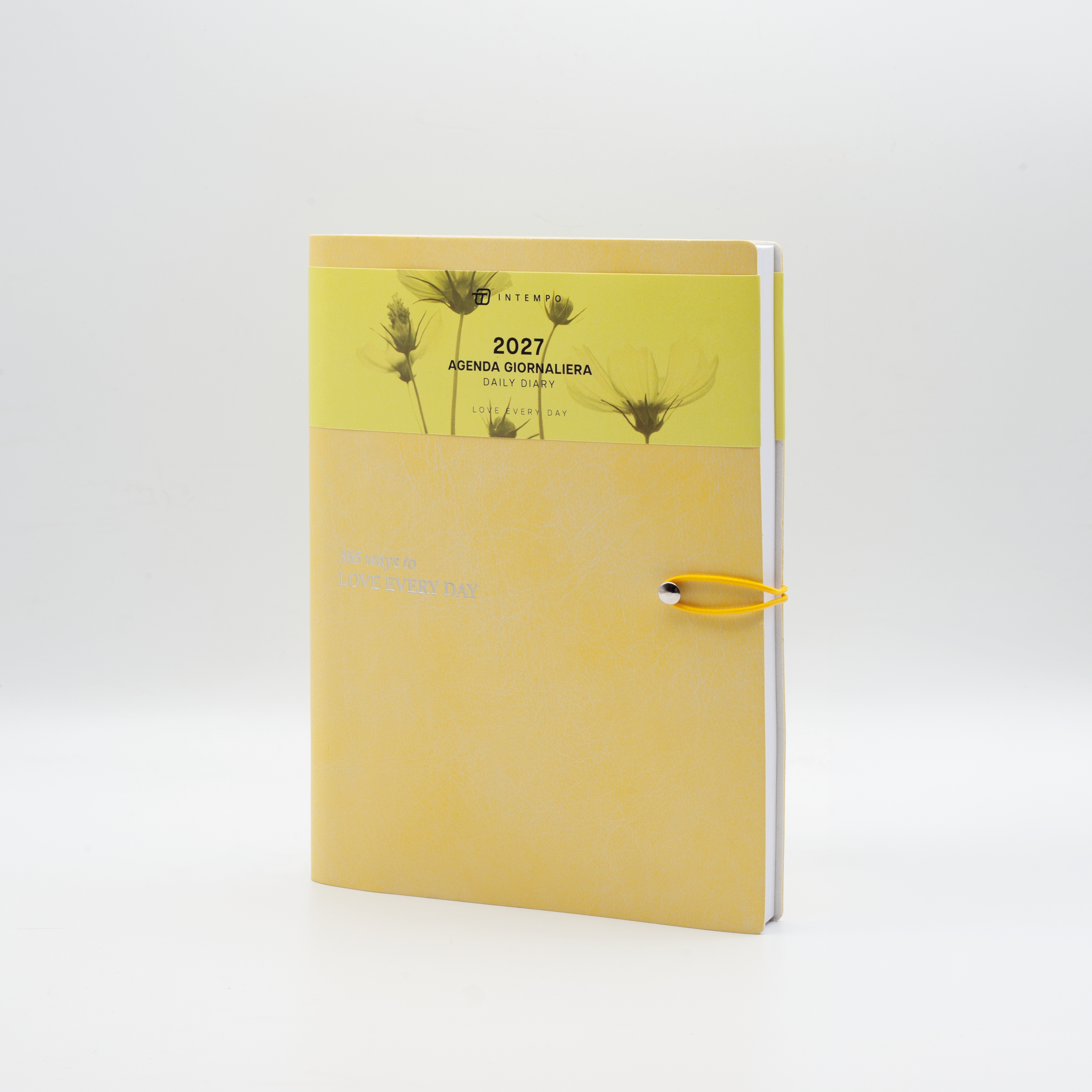 Agenda Giornaliera 15X21 Love Everyday con Elastico e Penna