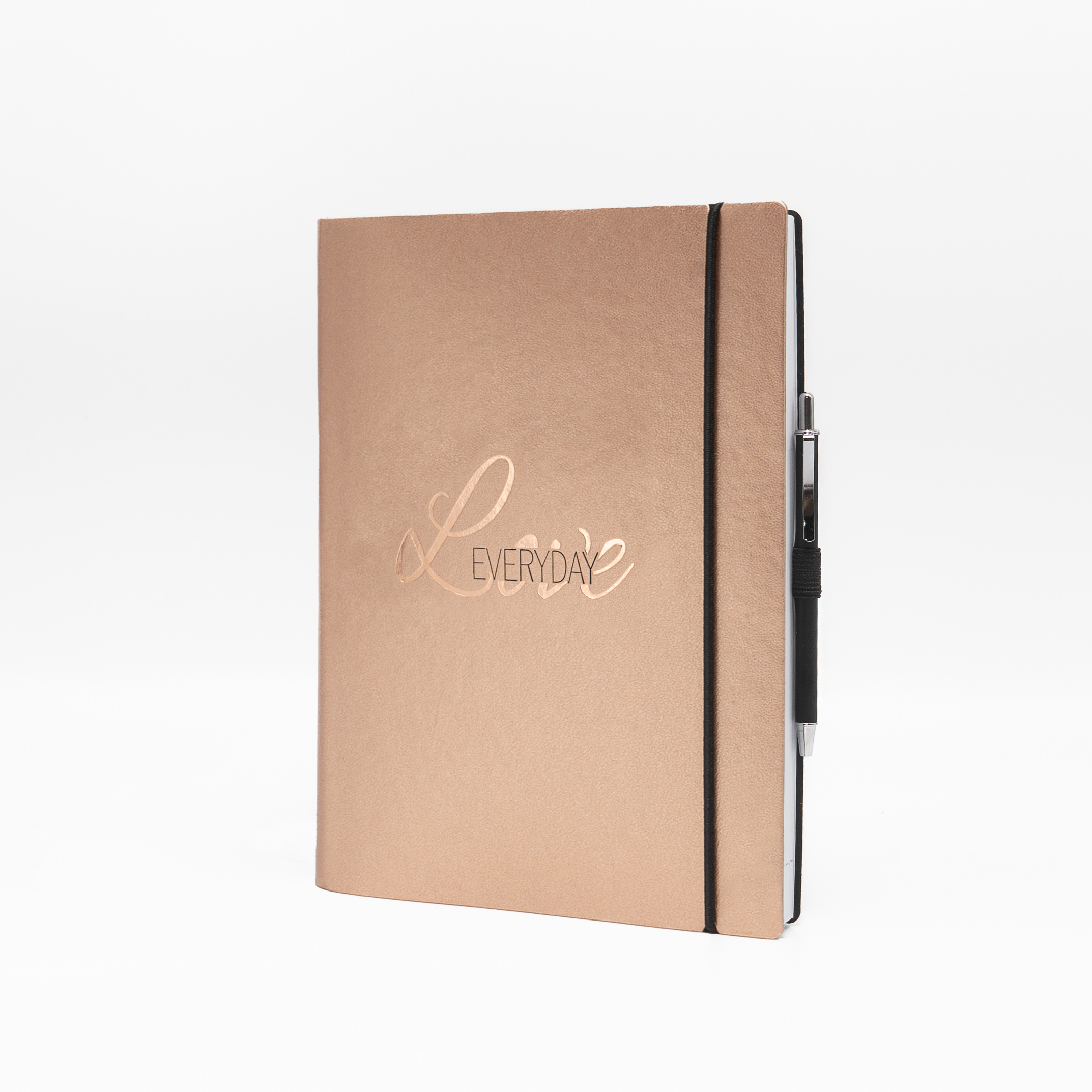 Agenda Giornaliera 15X21 Love Everyday con Elastico e Penna