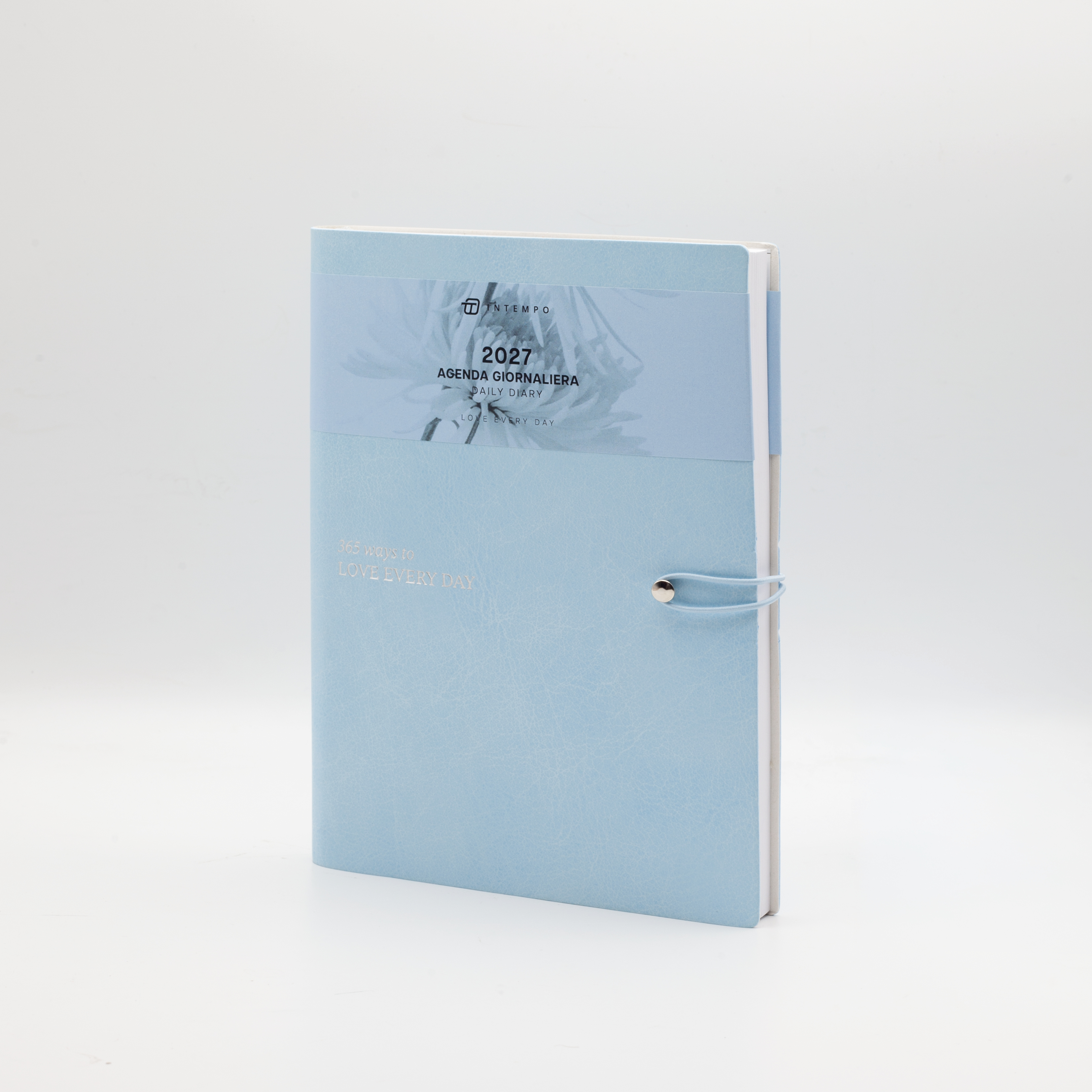 Agenda Giornaliera 15X21 Love Everyday con Elastico e Penna