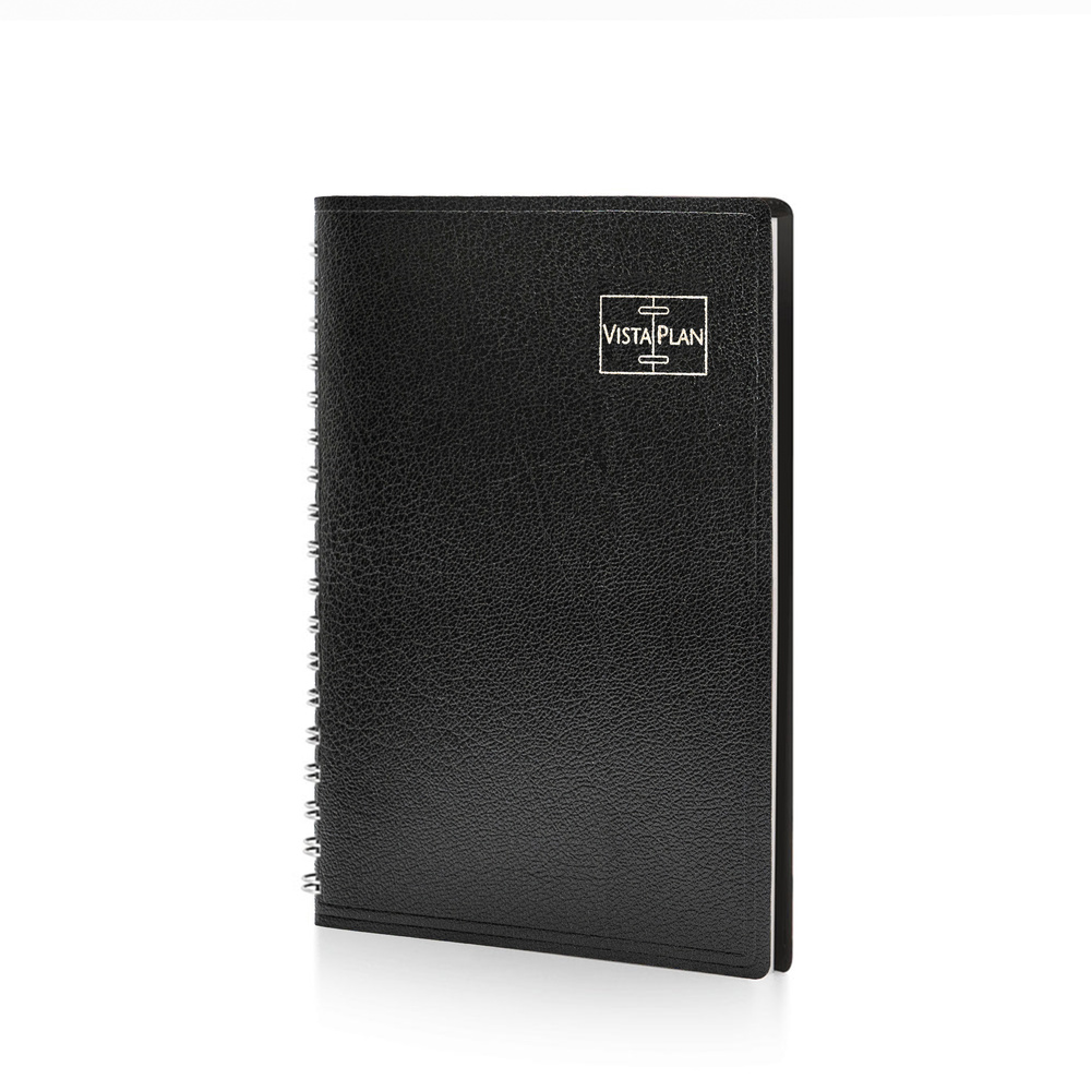 Agenda Settimanale Spiralata 15X21 Vistaplan Black