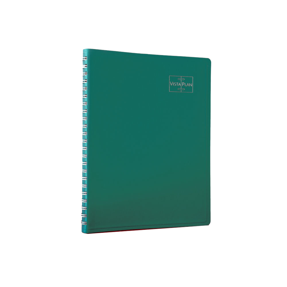 Agenda Settimanale Spiralata 15X21 Vistaplan Black