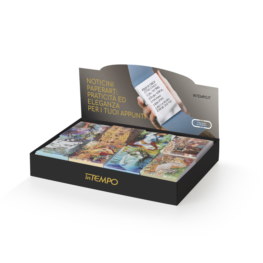 Espositore 32 Mininotes Noticini Paper-Art Soggetti Arte