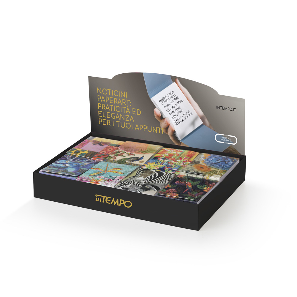 Espositore 32 Mininotes Noticini Paper-Art Soggetti Natura
