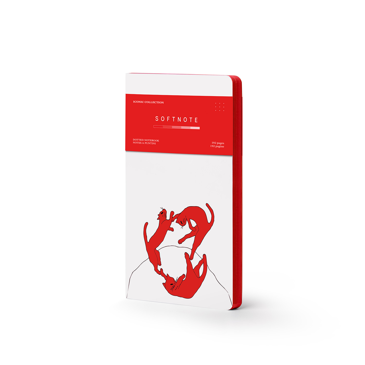 Taccuino - Iconic Collection -  Fire Red