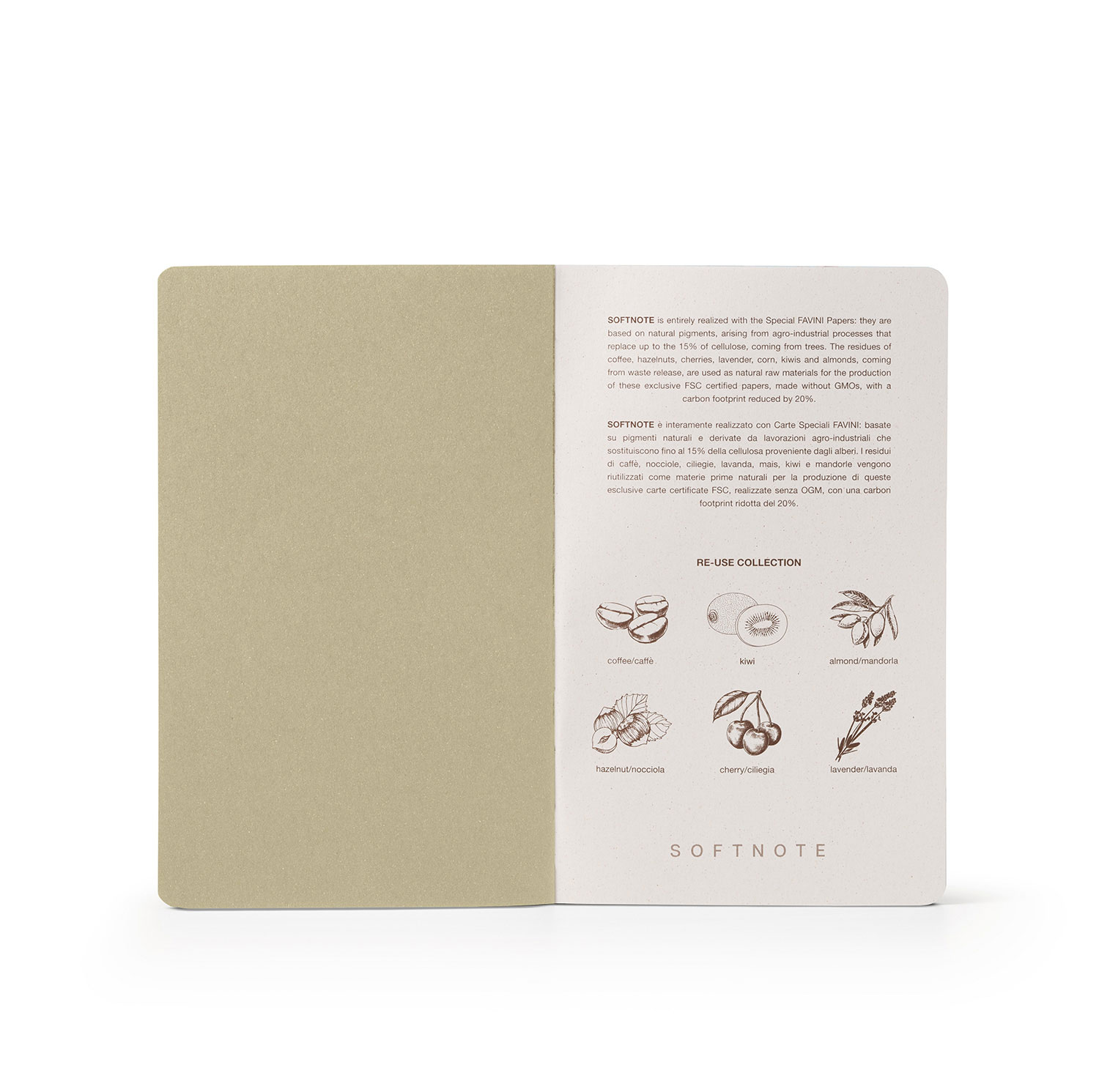 Taccuino Re-Use Collection - Kiwi