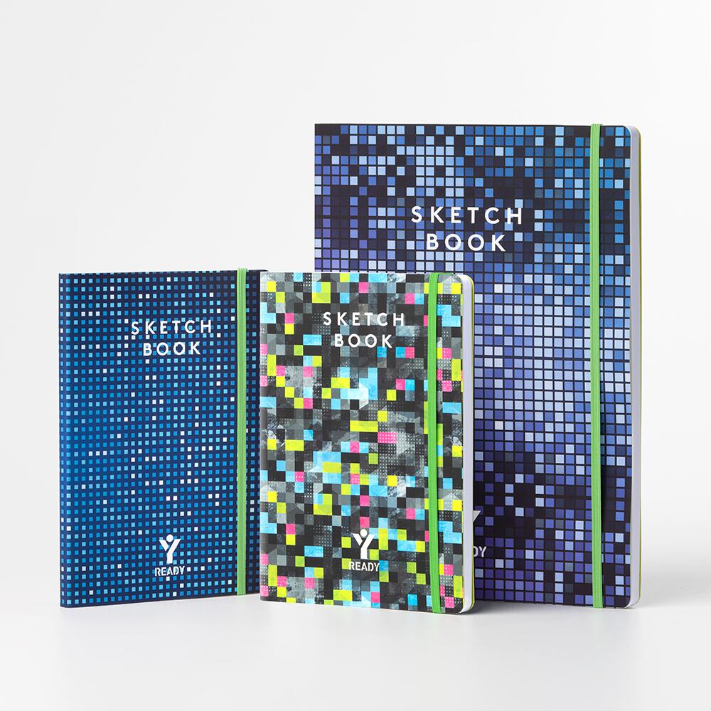 Quaderno Sketch Book Ready Pixel 21x30 Colori Assortiti